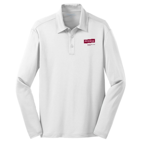 AchievaCreditUnion - Port Authority Silk Touch Performance Long Sleeve Polo V1