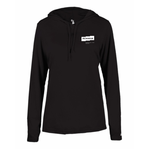 AchievaCreditUnion - B-Core L/S Women's Hood Tee