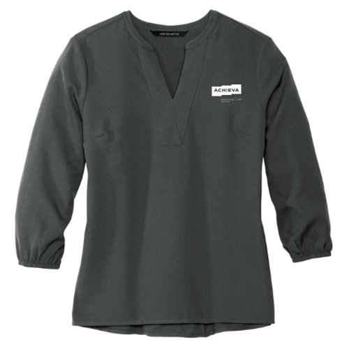 AchievaCreditUnion - Mercer+Mettle Women's Stretch Crepe 3/4 Sleeve Blouse
