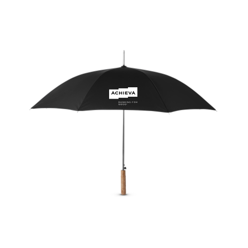 AchievaCreditUnion - Wood Handle Stick Umbrella