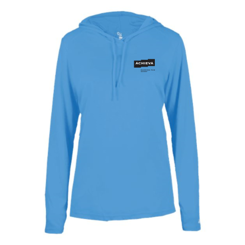 AchievaCreditUnion - B-Core L/S Women's Hood Tee