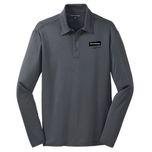 AchievaCreditUnion - Port Authority Silk Touch Performance Long Sleeve Polo V4